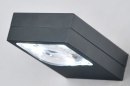 Foto 71005-6: Design wandlamp in zwarte, strakke uitvoering.