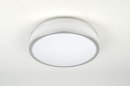 Plafondlamp 71098: modern, aluminium, kunststof, wit #3