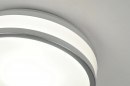 Plafondlamp 71098: modern, aluminium, kunststof, wit #4