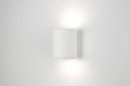 Wandlamp 71351: landelijk, modern, keramiek, wit #3