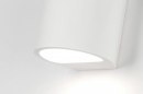 Wandlamp 71351: landelijk, modern, keramiek, wit #7