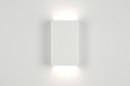 Wandlamp 71352: landelijk, modern, keramiek, wit #1