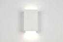 Wandlamp 71352: landelijk, modern, keramiek, wit #3