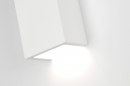 Wandlamp 71352: landelijk, modern, keramiek, wit #6