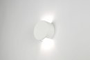 Wandlamp 71353: modern, keramiek, wit, mat #1
