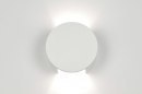 Wandlamp 71353: modern, keramiek, wit, mat #2