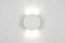 Wandlamp 71353: modern, keramiek, wit, mat #4