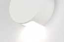 Wandlamp 71353: modern, keramiek, wit, mat #8