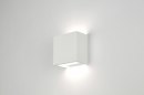 Wandlamp 71354: landelijk, modern, keramiek, wit #1