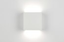 Wandlamp 71354: landelijk, modern, keramiek, wit #3