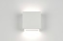 Wandlamp 71354: landelijk, modern, keramiek, wit #4