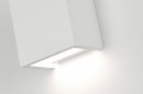 Wandlamp 71354: landelijk, modern, keramiek, wit #7