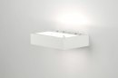 Wandlamp 71361: modern, keramiek, wit, mat #2