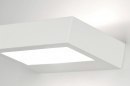 Wandlamp 71361: modern, keramiek, wit, mat #8