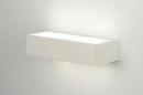 Wandlamp 71401: modern, aluminium, metaal, wit #2