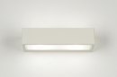 Wandlamp 71401: modern, aluminium, metaal, wit #3