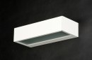 Wandlamp 71401: modern, aluminium, metaal, wit #4