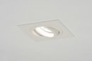 Recessed spotlight 71402: modern, aluminium, metal, white #3