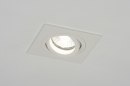 Recessed spotlight 71402: modern, aluminium, metal, white #4