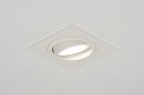 Recessed spotlight 71402: modern, aluminium, metal, white #6