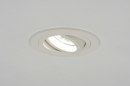 Recessed spotlight 71403: modern, aluminium, metal, white #3