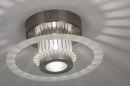 Foto 71420-5: Ronde plafondlamp met een bijzondere lichtreflectie op het plafond