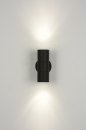 Wall lamp 71571: modern, stainless steel, metal, black #4