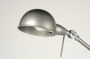 Floor lamp 71593: rustic, metal, steel gray, round #10