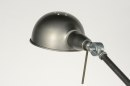 Floor lamp 71593: rustic, metal, steel gray, round #11
