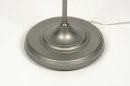 Floor lamp 71593: rustic, metal, steel gray, round #14