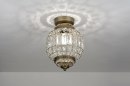 Foto 71600-2: Oosterse plafondlamp met kristallen