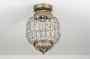 Plafondlamp 71600: landelijk, klassiek, eigentijds klassiek, kristal #4