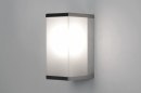 Wandlamp 71654: modern, staal rvs, kunststof, wit #3
