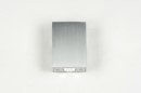 Wandlamp 71759: design, modern, aluminium, geschuurd aluminium #2