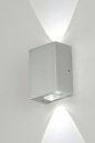 Wandlamp 71759: design, modern, aluminium, geschuurd aluminium #5