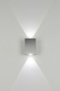 Wandlamp 71759: design, modern, aluminium, geschuurd aluminium #6