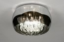 Plafondlamp 71840: landelijk, modern, glas, kristal #10