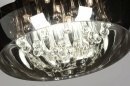 Plafondlamp 71840: landelijk, modern, glas, kristal #4