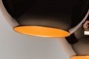 Hanglamp 72093: modern, retro, glas, koper #1