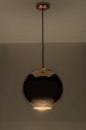 Hanglamp 72093: modern, retro, glas, koper #2