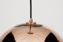 Pendant light 72093: modern, retro, glass, copper #9