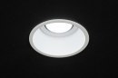 Recessed spotlight 72142: designer, modern, aluminium, white #1