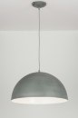 Pendant light 72227: rustic, modern, metal, concrete gray #1