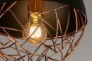 Hanglamp 72230: modern, retro, metaal, zwart #13