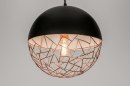 Hanglamp 72230: modern, retro, metaal, zwart #2