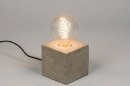 Lampe de chevet 72240: look industriel, rural rustique, moderne, lampes costauds #1