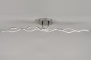 Plafondlamp 72328: design, landelijk, modern, staal rvs #2