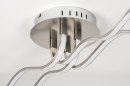 Plafondlamp 72328: design, landelijk, modern, staal rvs #7