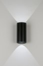Wandlamp 72374: design, modern, metaal, zwart #3