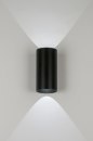 Wandlamp 72374: design, modern, metaal, zwart #3